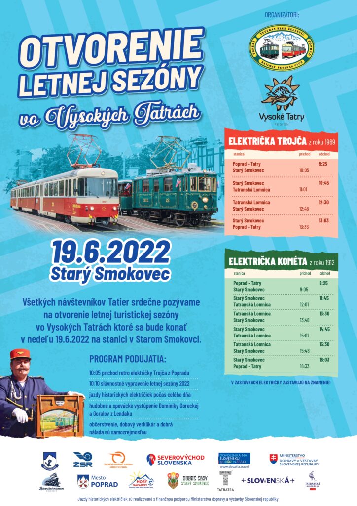 Súťaž s tatranskými historickými električkami 2022
