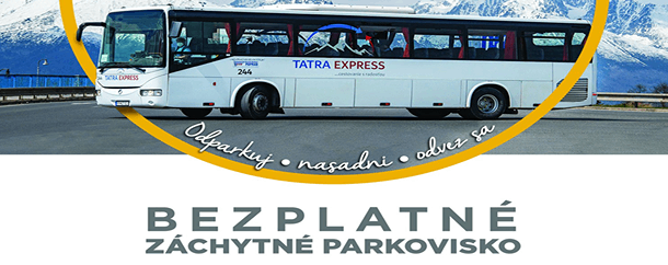 Záchytné parkovisko a kyvadlová doprava v Tatrách opäť v prevádzke