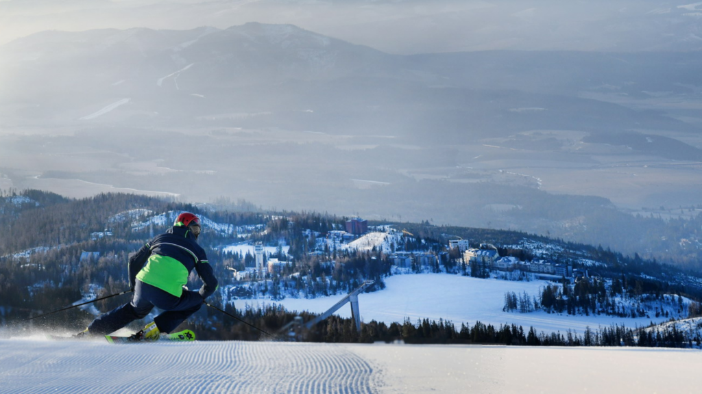 Štrbské Pleso zima_lyžovanie