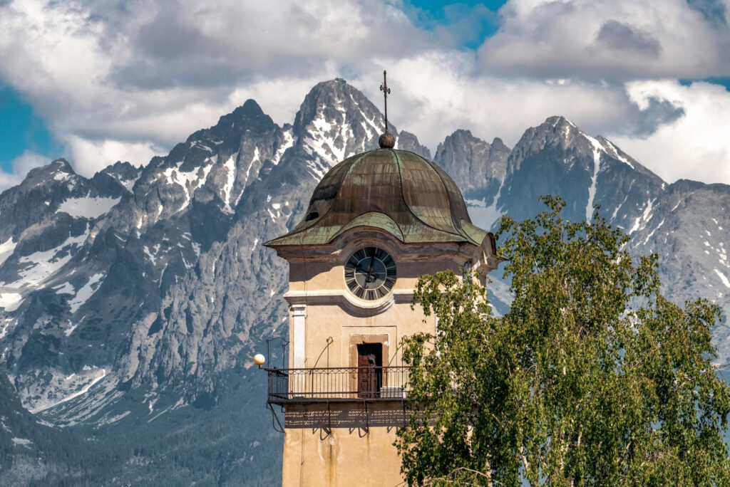 Horská scenéria regiónu Vysoké Tatry