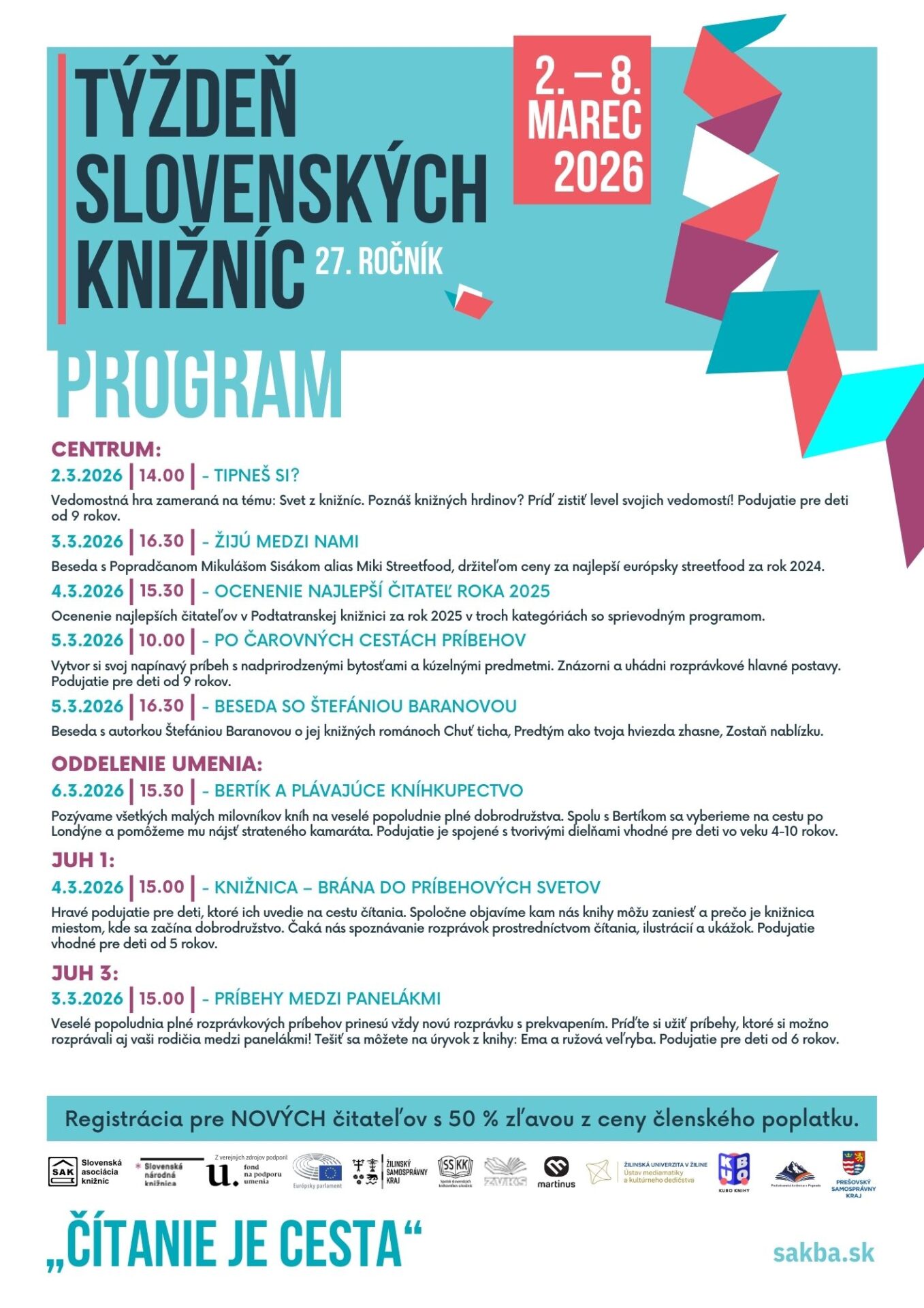 Týždeň slovenských knižníc 2026