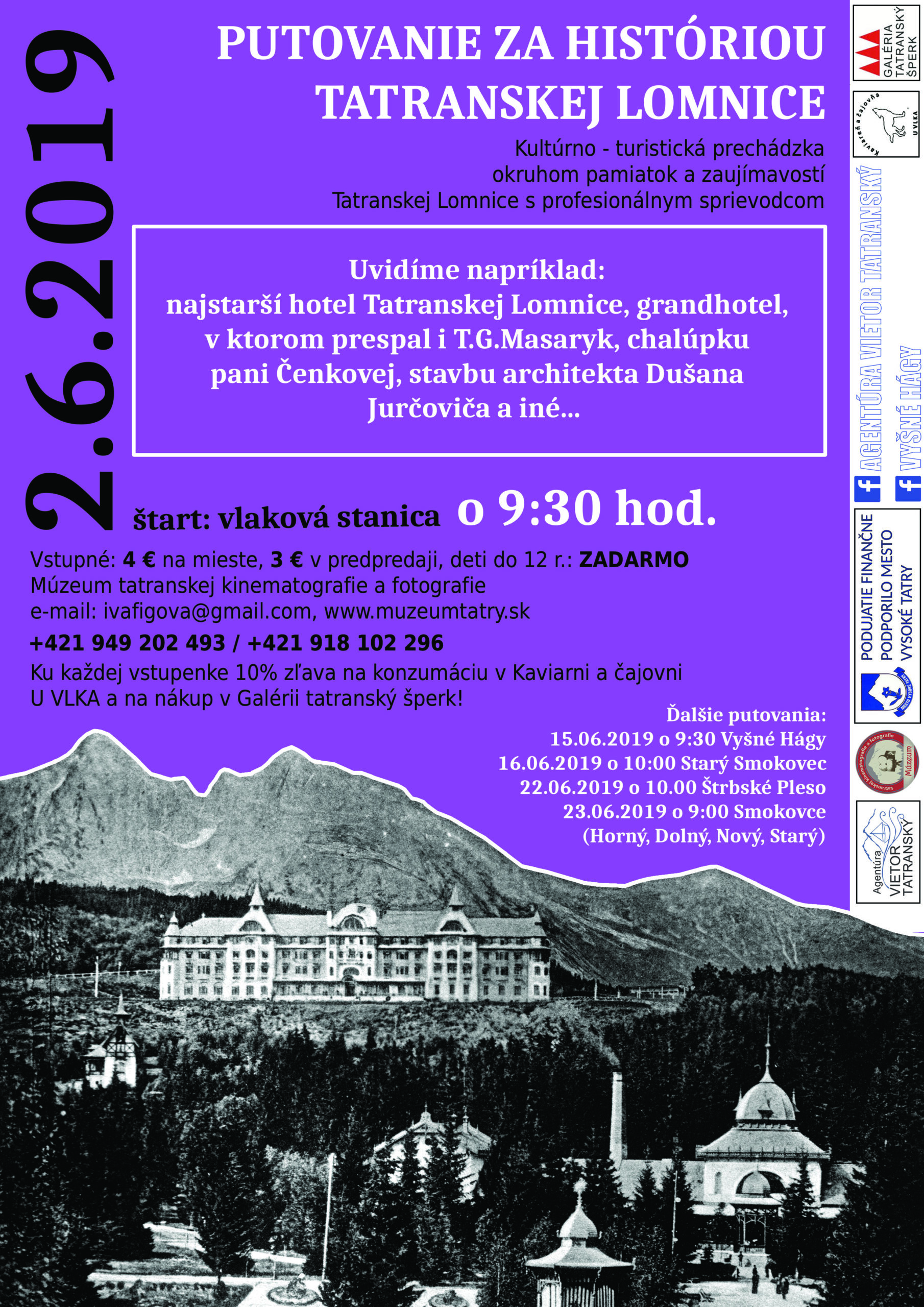 Putovanie za históriou Tatranskej Lomnice
