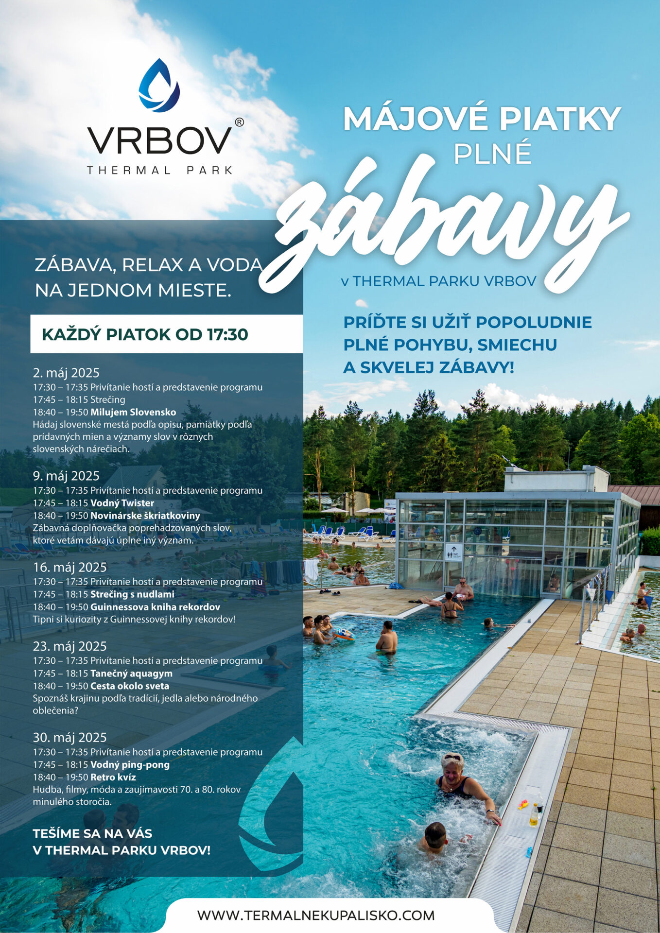 MÁJOVÉ PIATKY PLNÉ ZÁBAVY