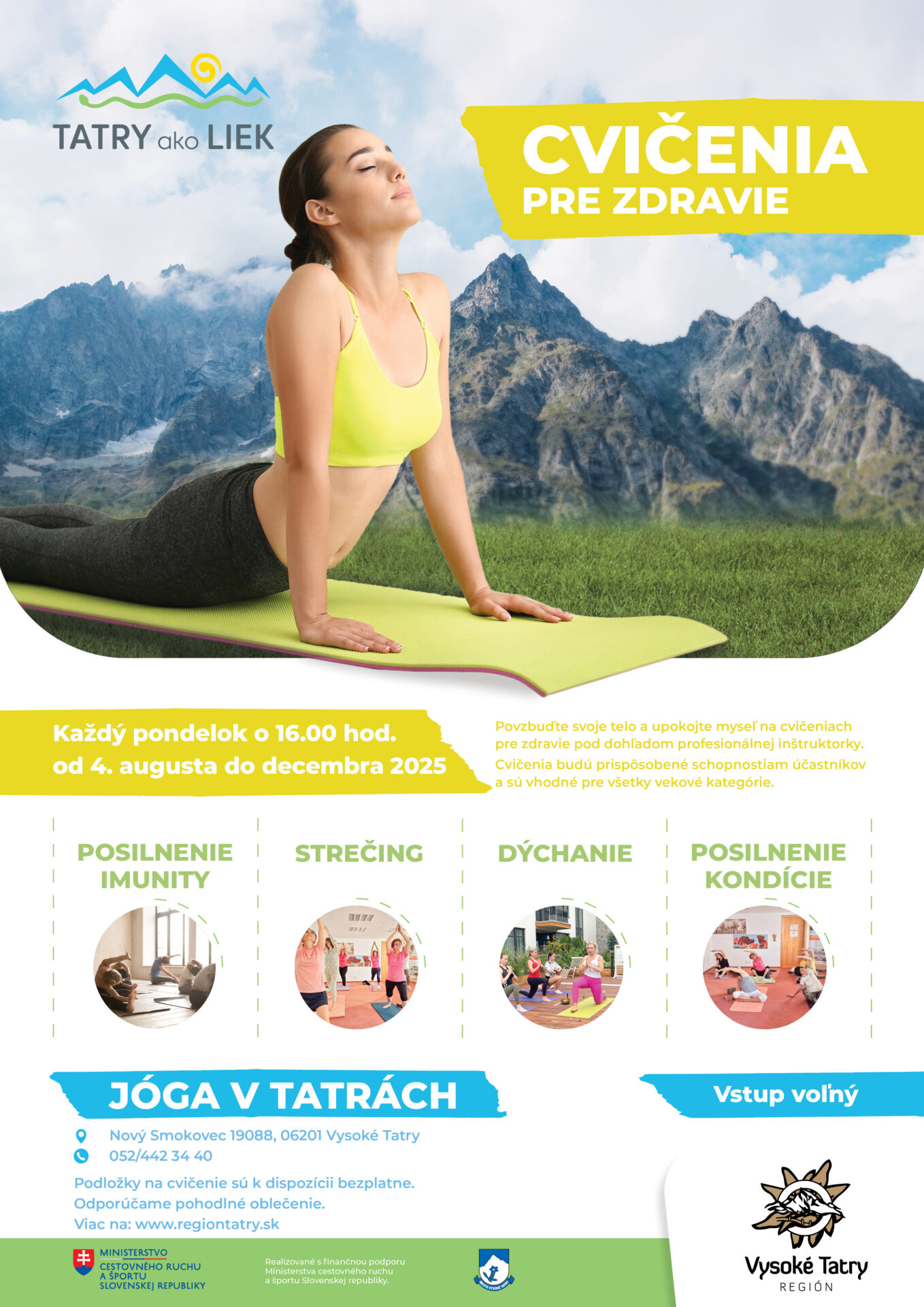 TATRY AKO LIEK – Cvičenie pre zdravie