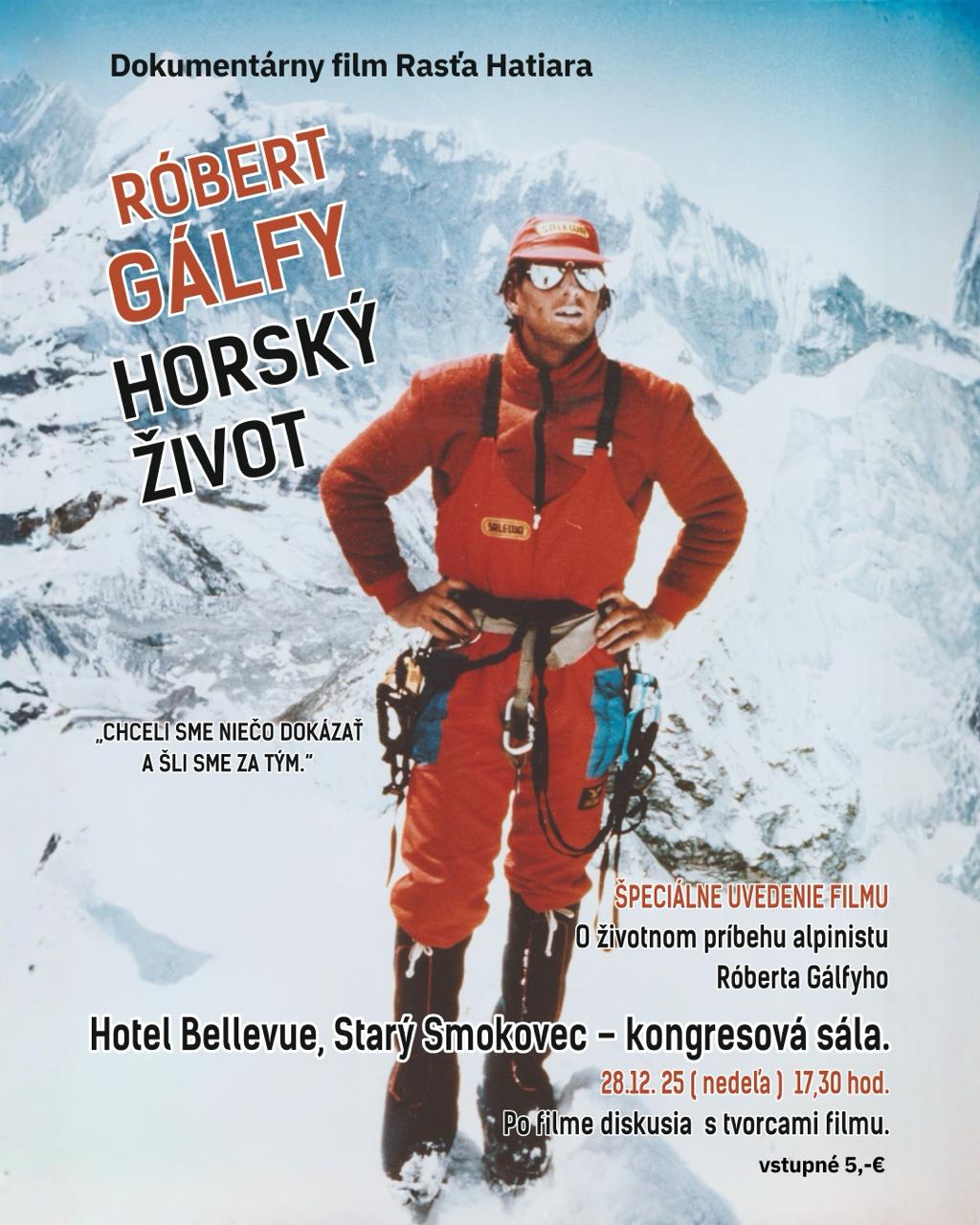 Dokumentárny film RÓBERT GÁLFY – HORSKÝ ŽIVOT