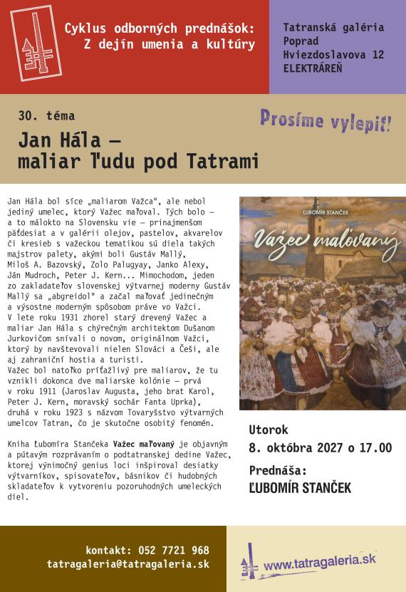 Beseda – Ľubomír Stanček – VAŽEC MAĽOVANÝ