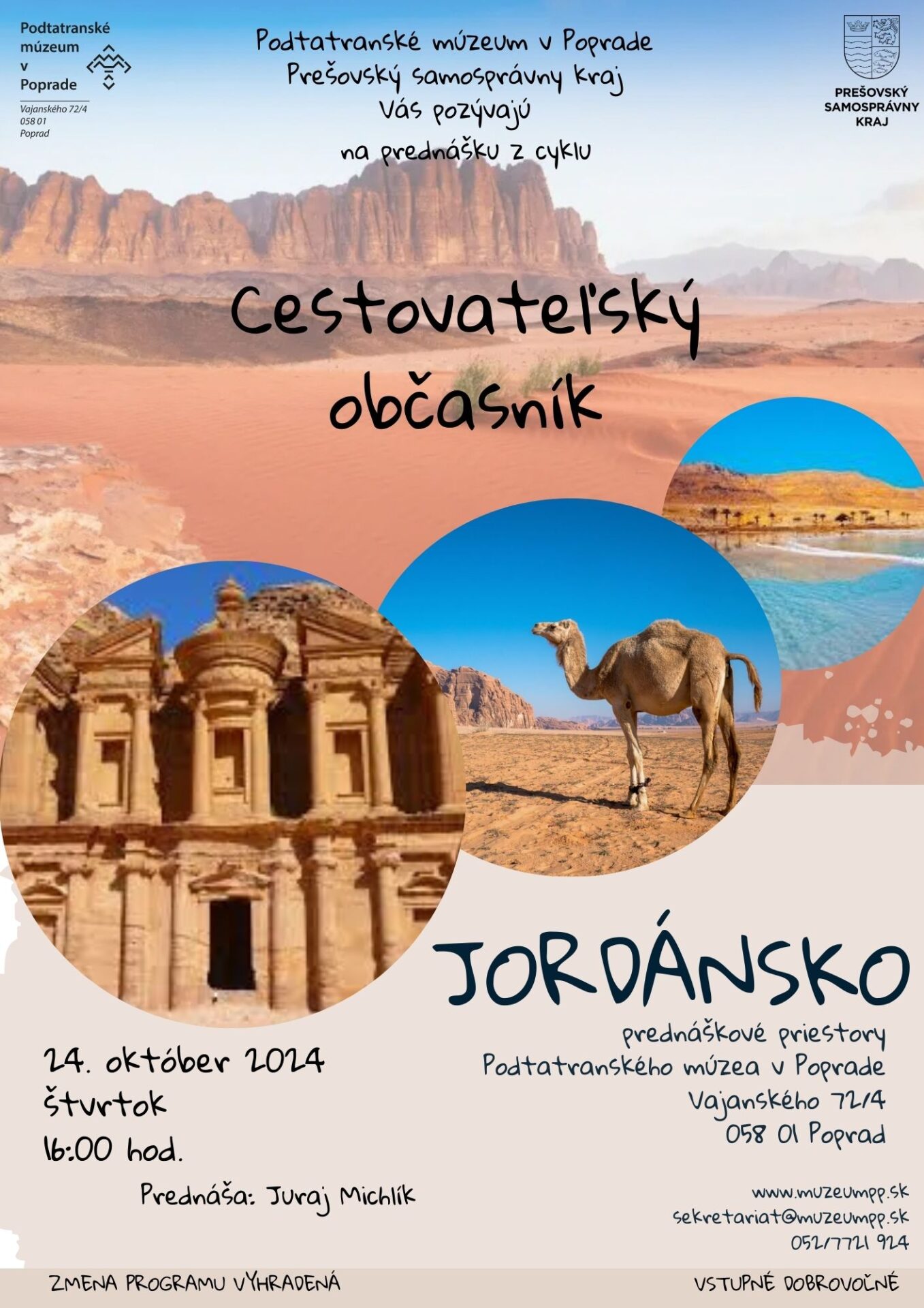 CESTOVATEĽSKÝ OBČASNÍK – Jordánsko