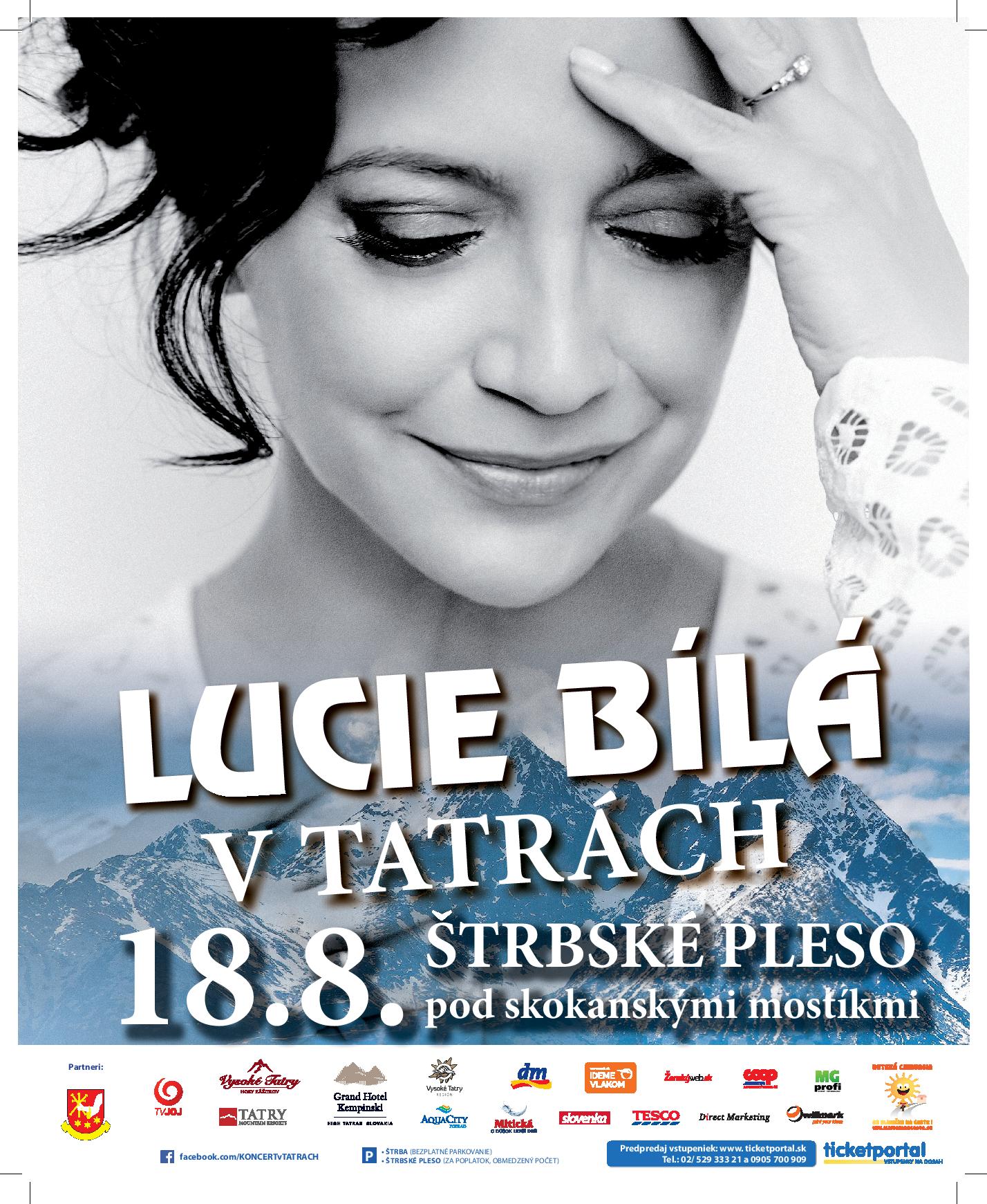 Lucie Bílá v Tatrách