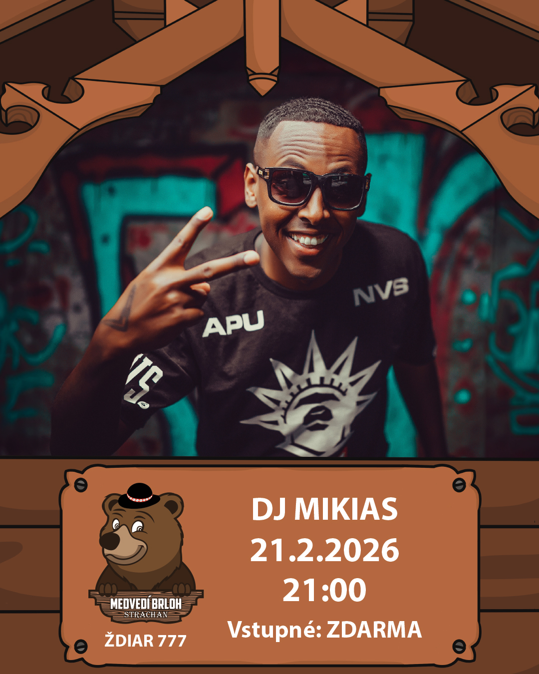 DJ Mikias v Medveďom brlohu