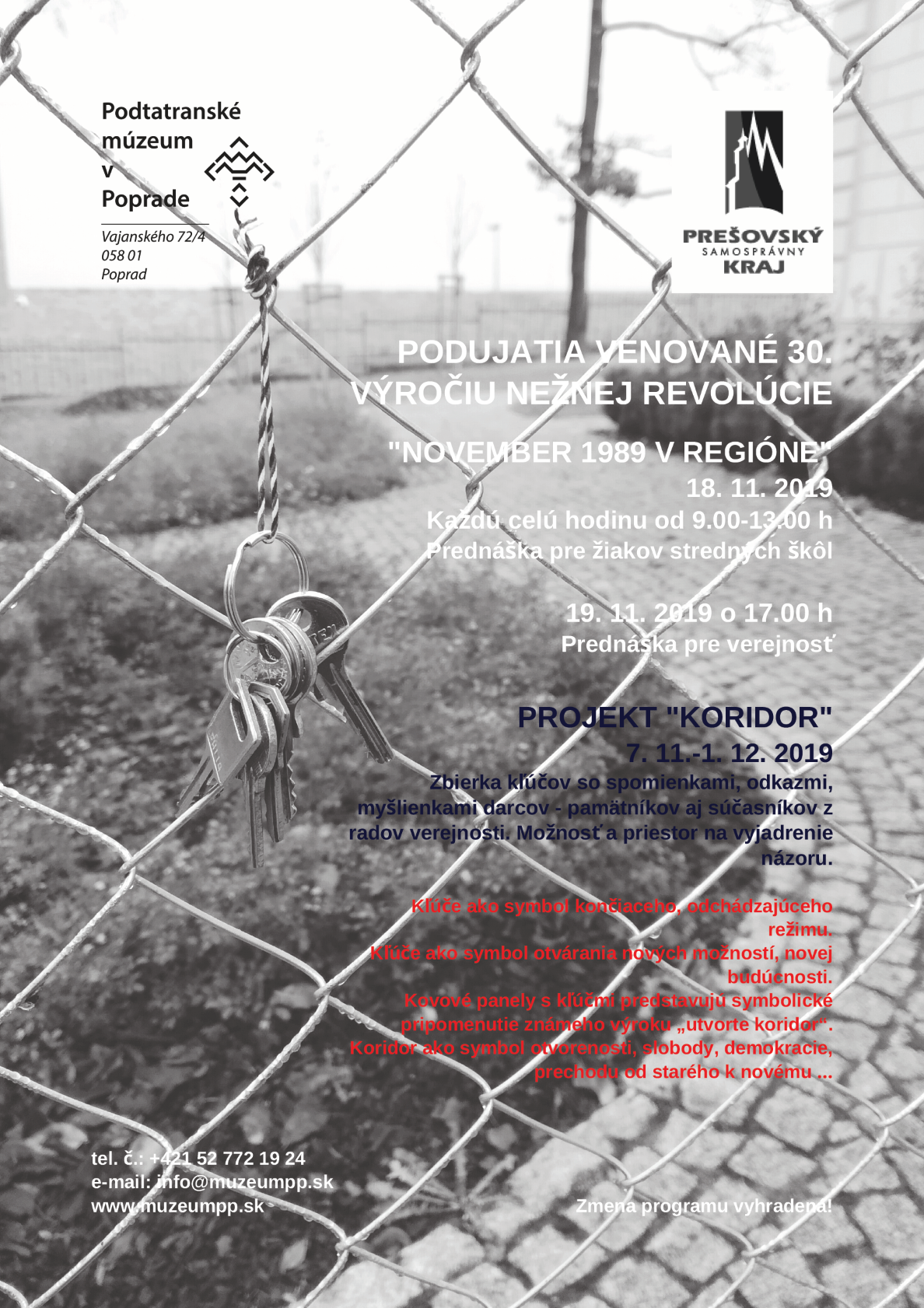 November ’89 v regióne