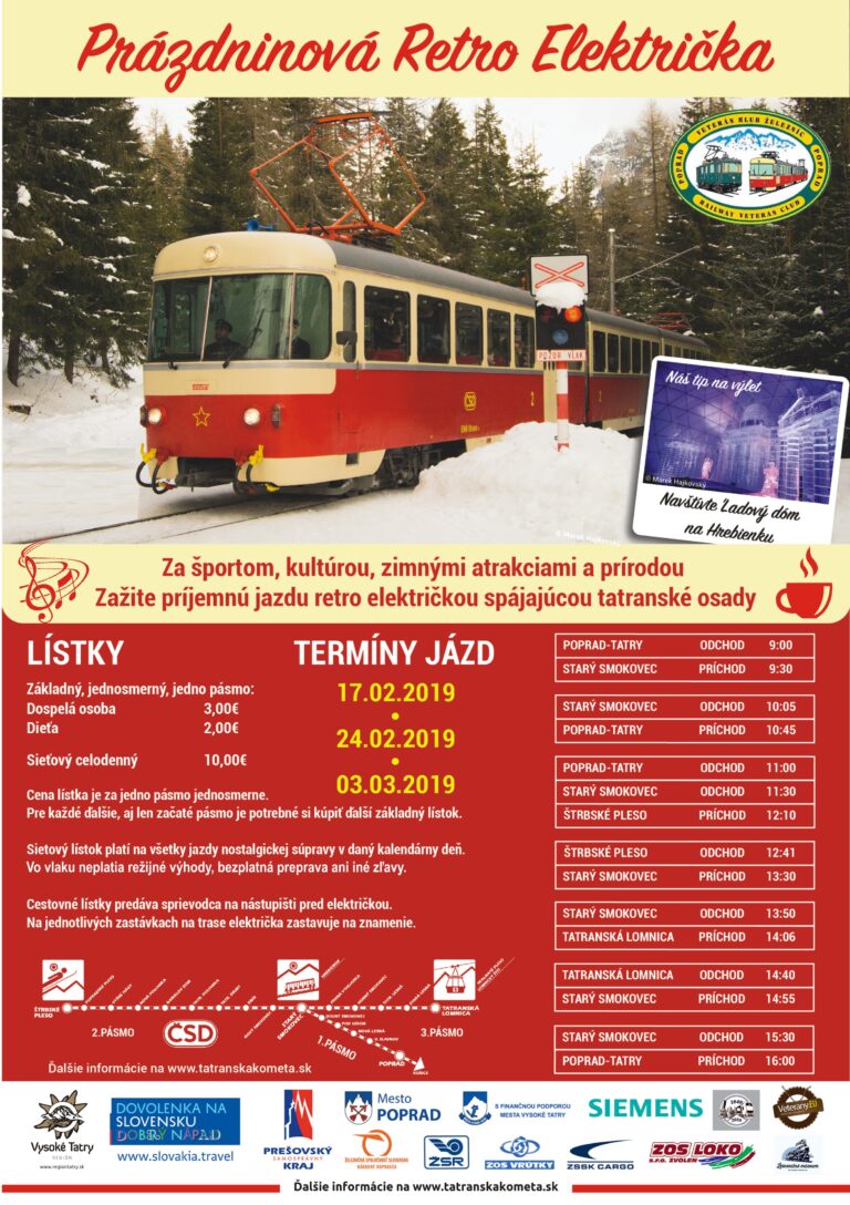 Prázdninová Retro Električka