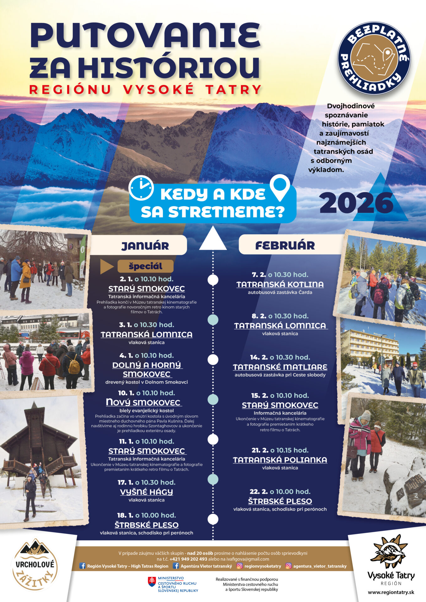 PUTOVANIE ZA HISTÓRIOU REGIÓNU VYSOKÉ TATRY – ŠTRBSKÉ PLESO