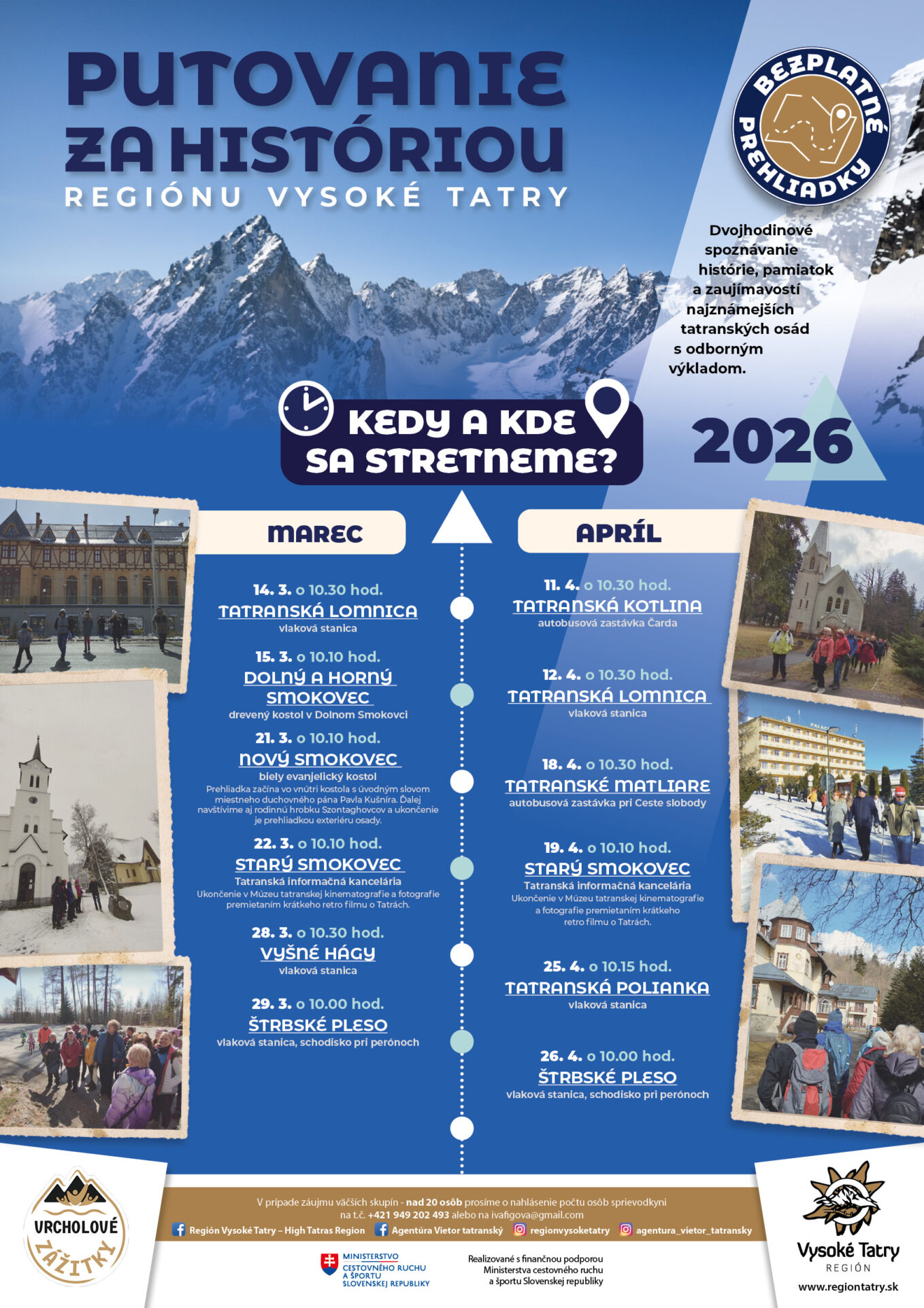 PUTOVANIE ZA HISTÓRIOU REGIÓNU VYSOKÉ TATRY – STARÝ SMOKOVEC
