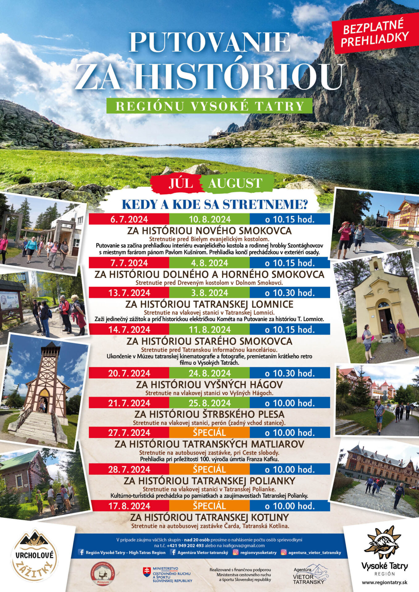 PUTOVANIE ZA HISTÓRIOU REGIÓNU VYSOKÉ TATRY – NOVÝ SMOKOVEC