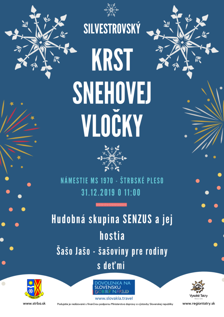 Silvestrovský krst snehovej vločky