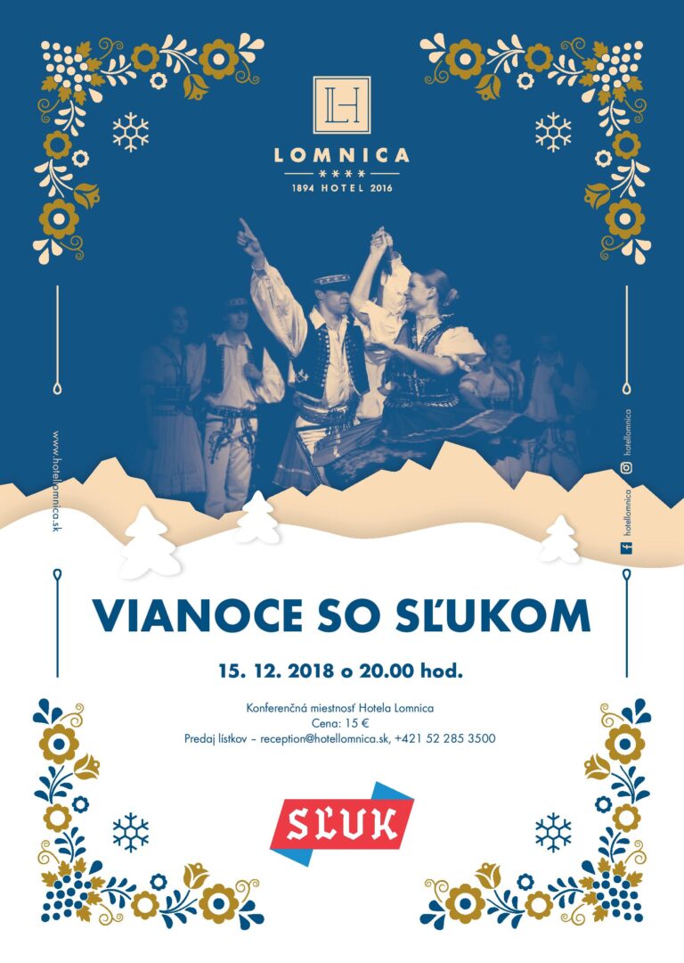 Vianoce so SĽUKOM v Hoteli Lomnica