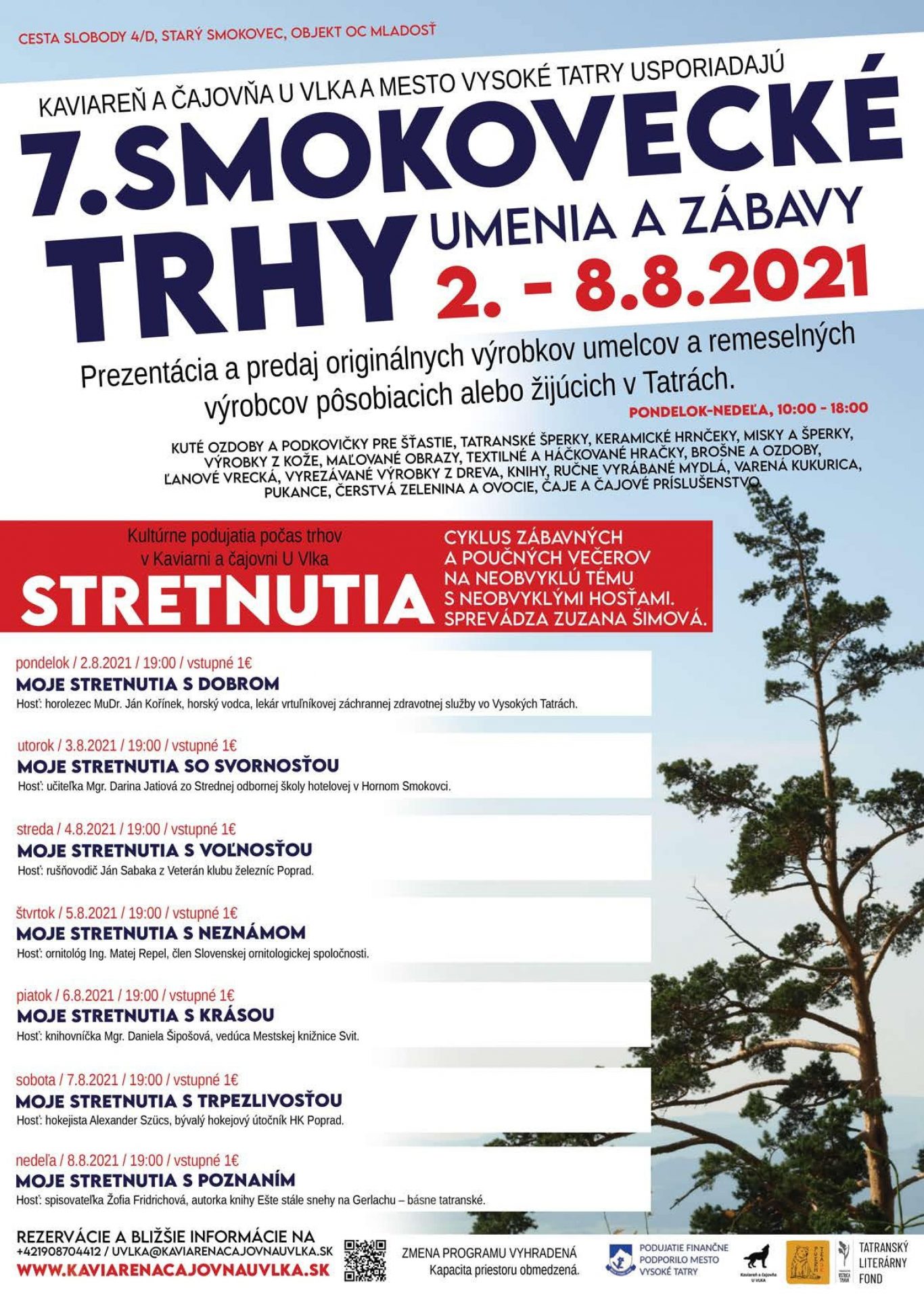 7. SMOKOVECKÉ TRHY UMENIA A ZÁBAVY – STRETNUTIA – Moje stretnutia s neznámom