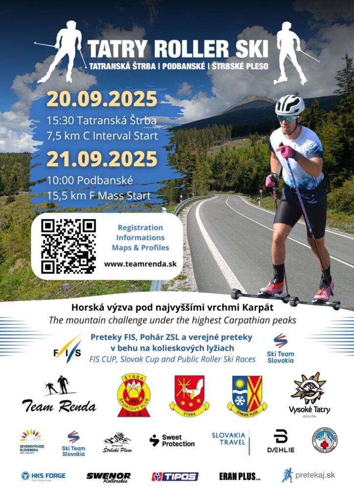 Medzinárodné preteky Tatry Roller Ski aj so slovinskou účasťou