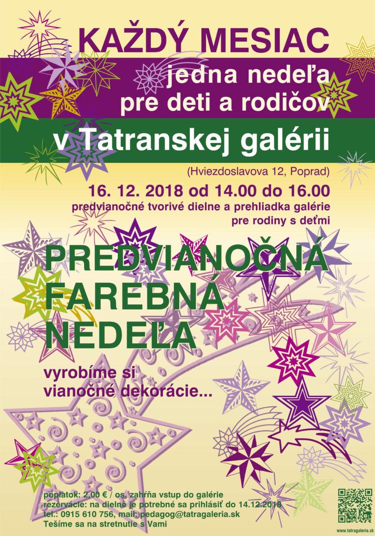 Predvianočná farebná nedeľa