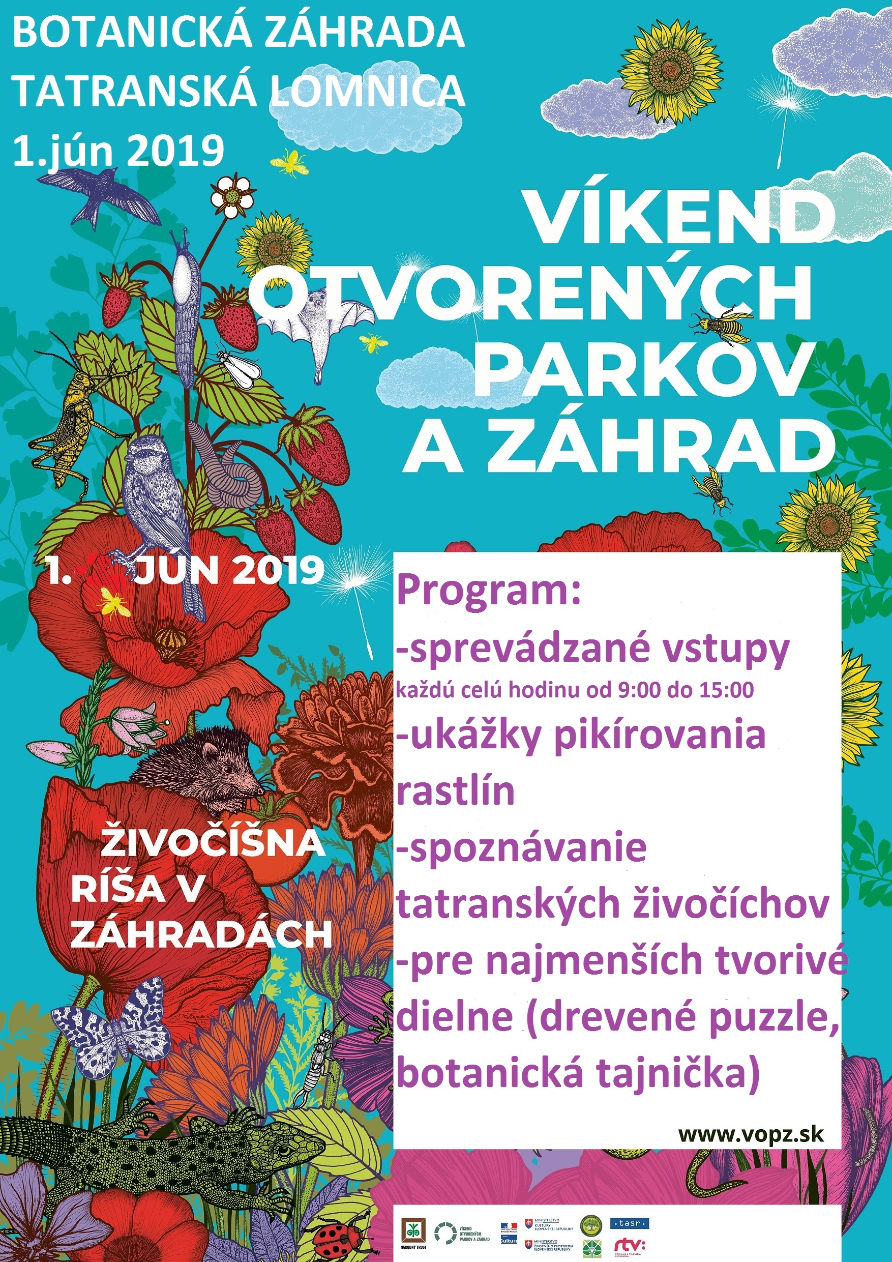 Víkend otvorených parkov a záhrad