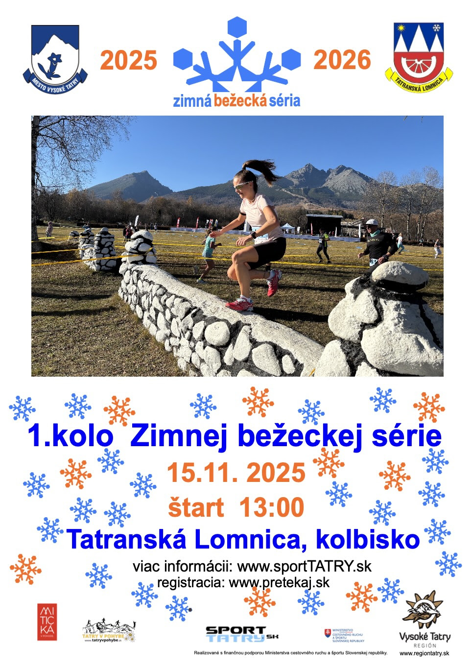 Zimná bežecká séria – 1. kolo