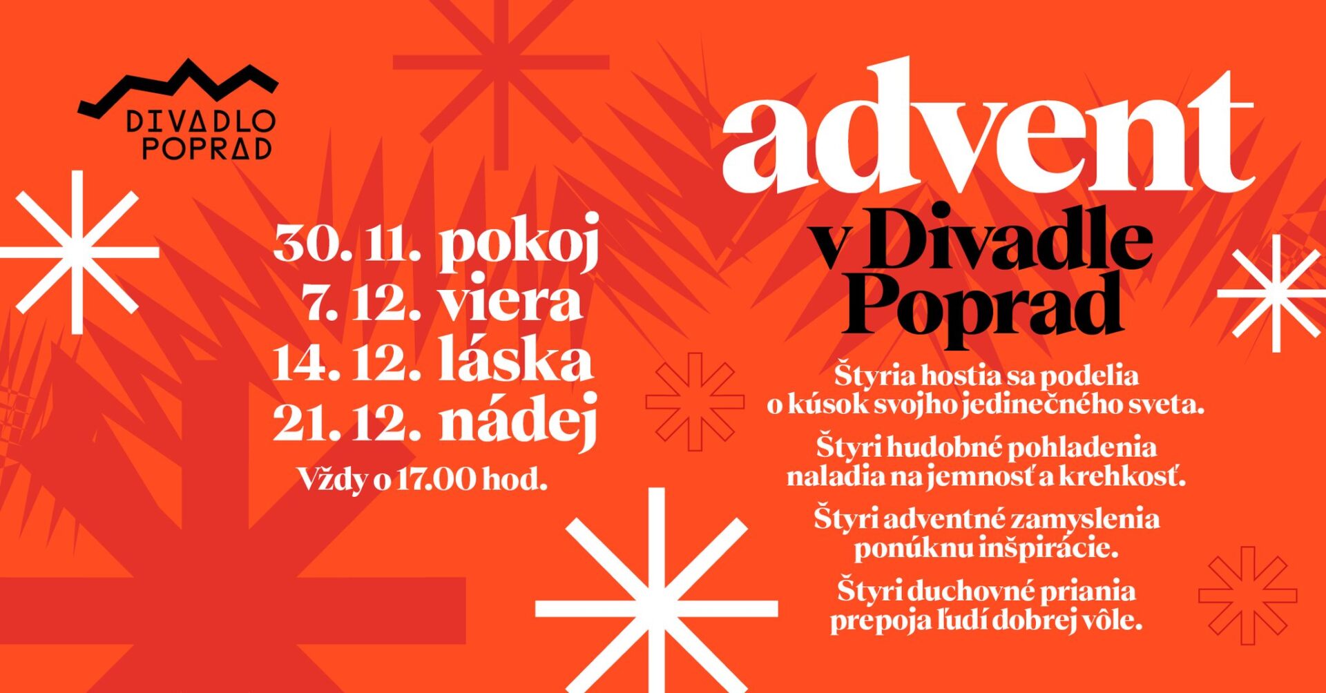 Advent v Divadle Poprad . 1. TÉMA POKOJ