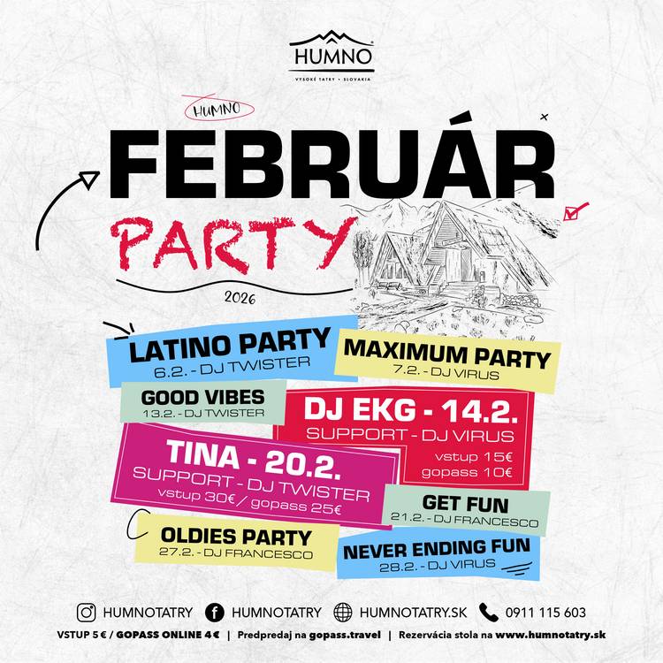 Február v HUMNO TATRY