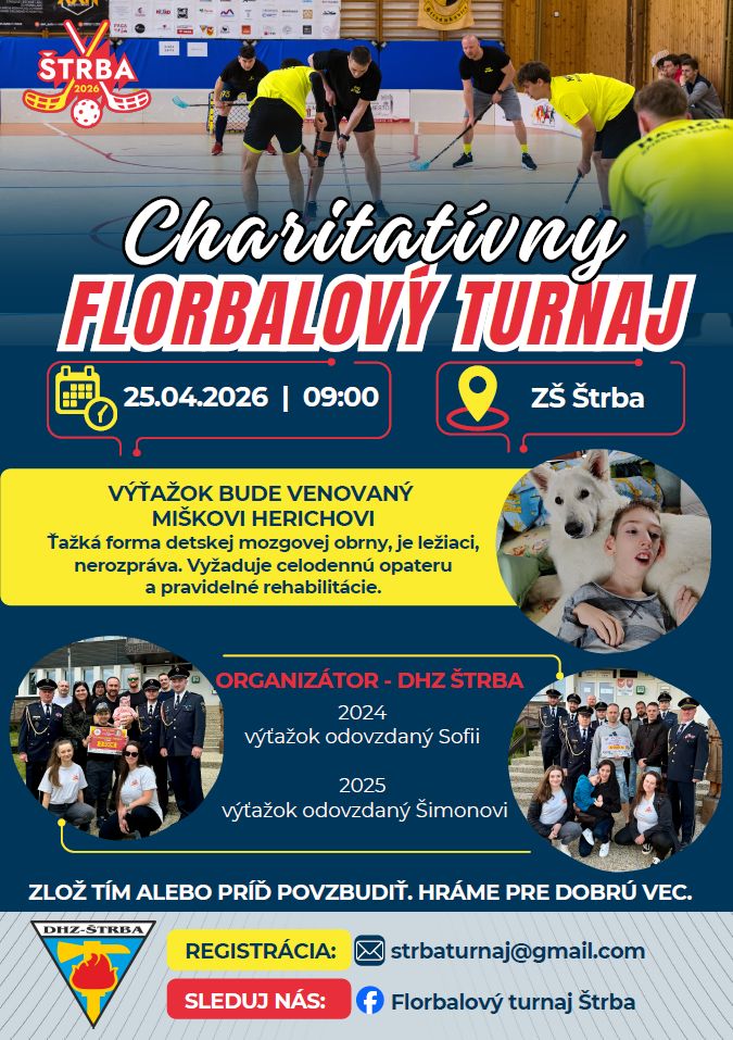 Charitatívny florbalový turnaj