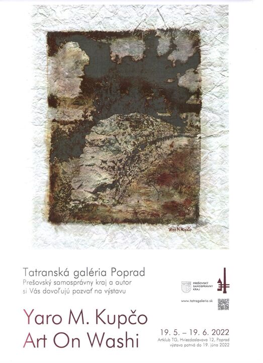 Výstava Yaro M. Kupčo – Art on washi