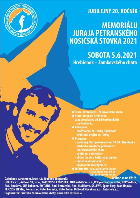Memoriál Juraja Petranského – Nosičská stovka 2021
