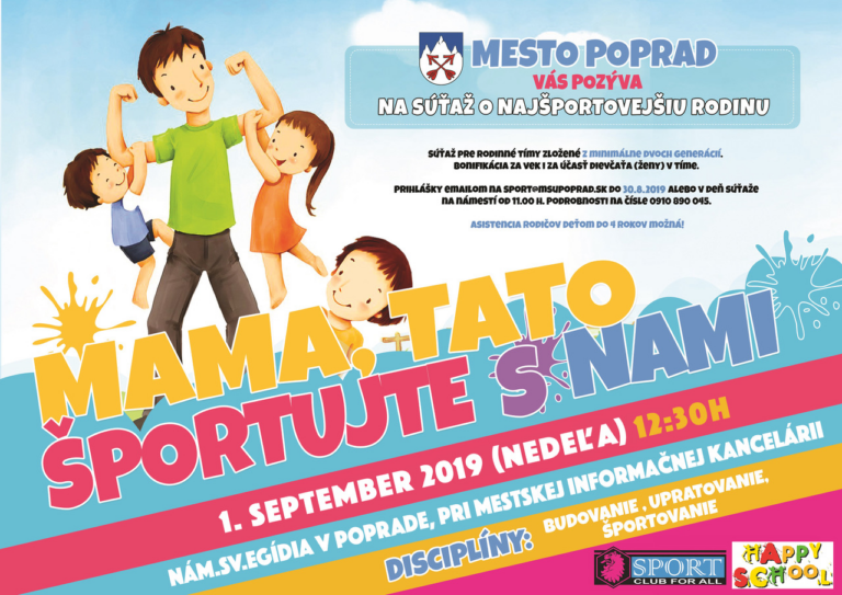 Najšportovejšia rodina mesta Poprad