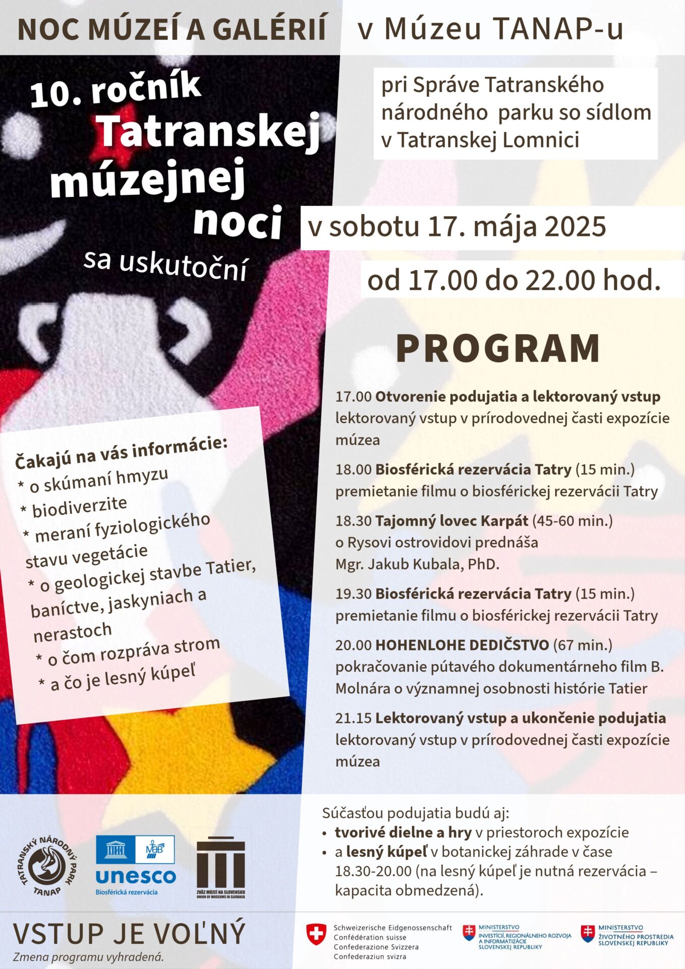Noc múzeí a galérií v Múzeu TANAP-u