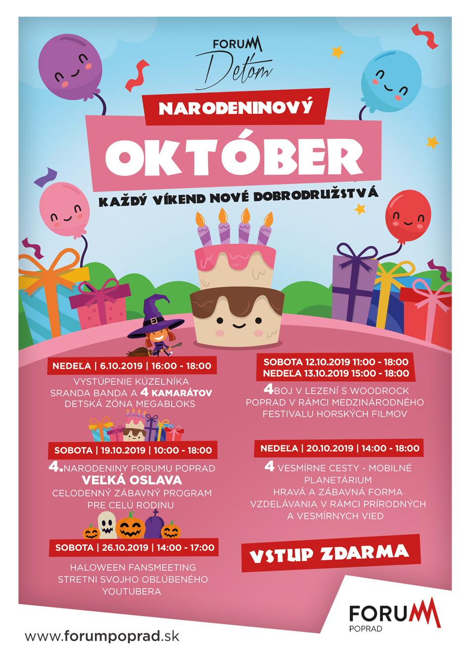 Narodeninový október