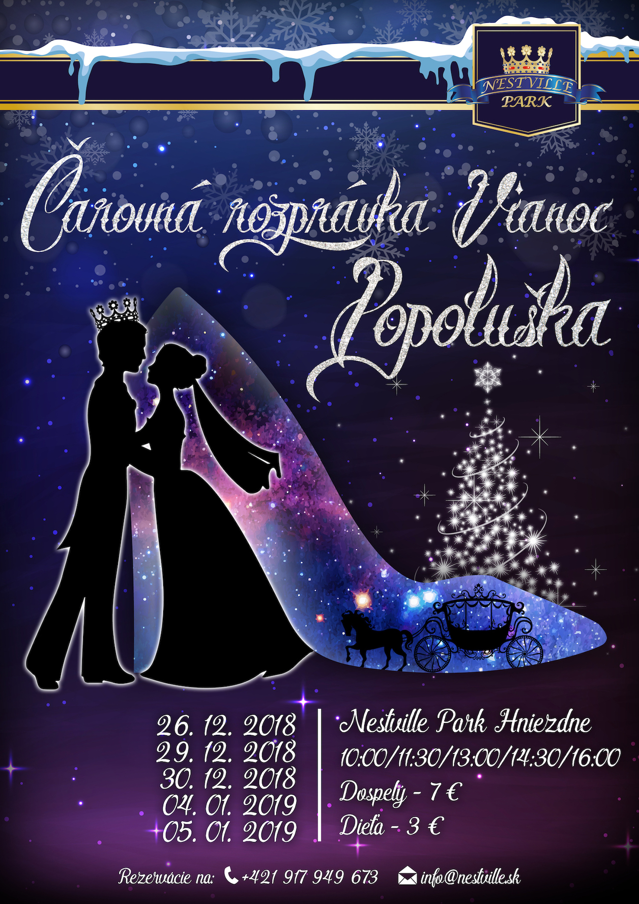 Čarovná rozprávka Vianoc – Popoluška