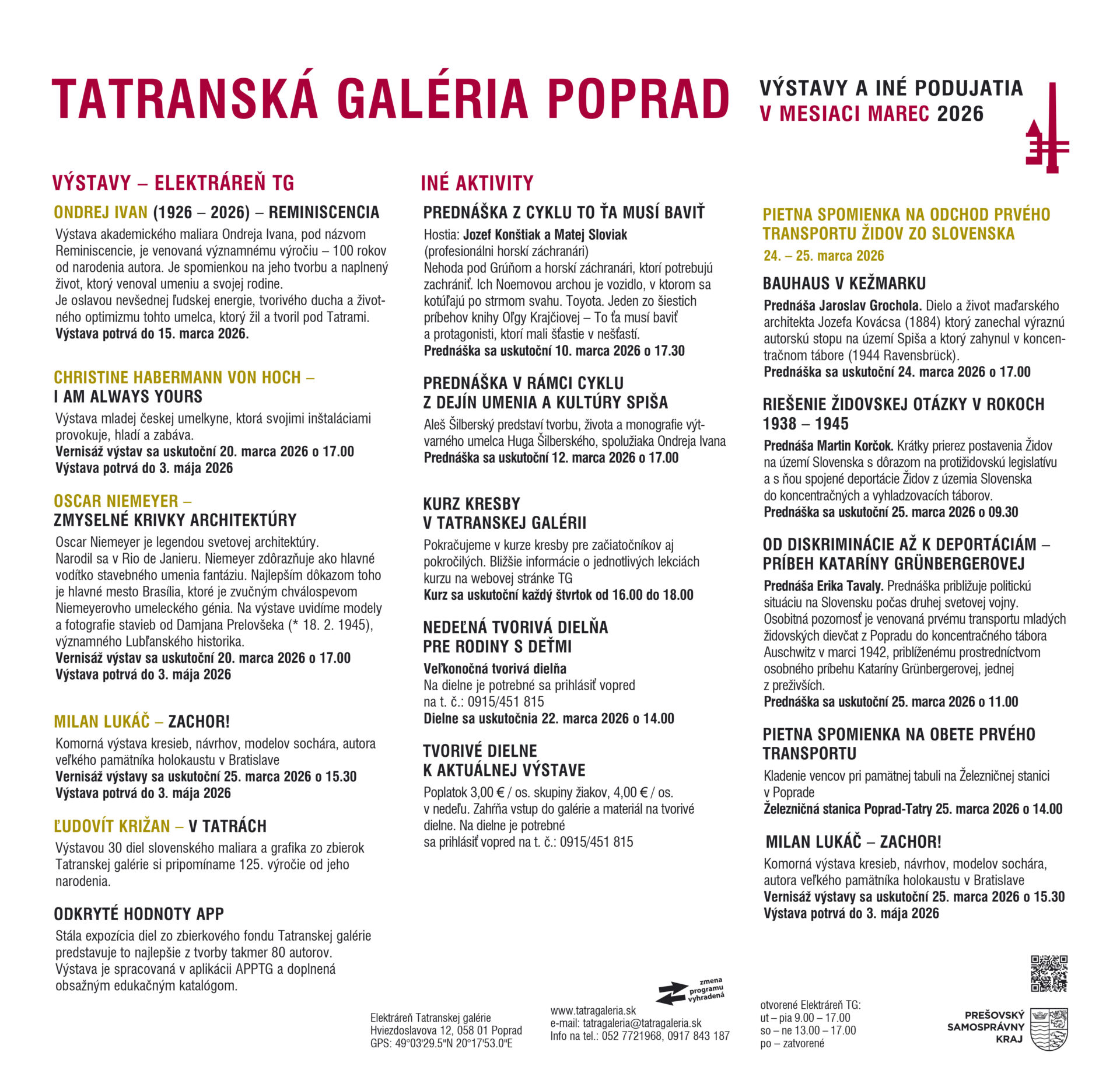 Výstava Milan Lukáč – Zachor!
