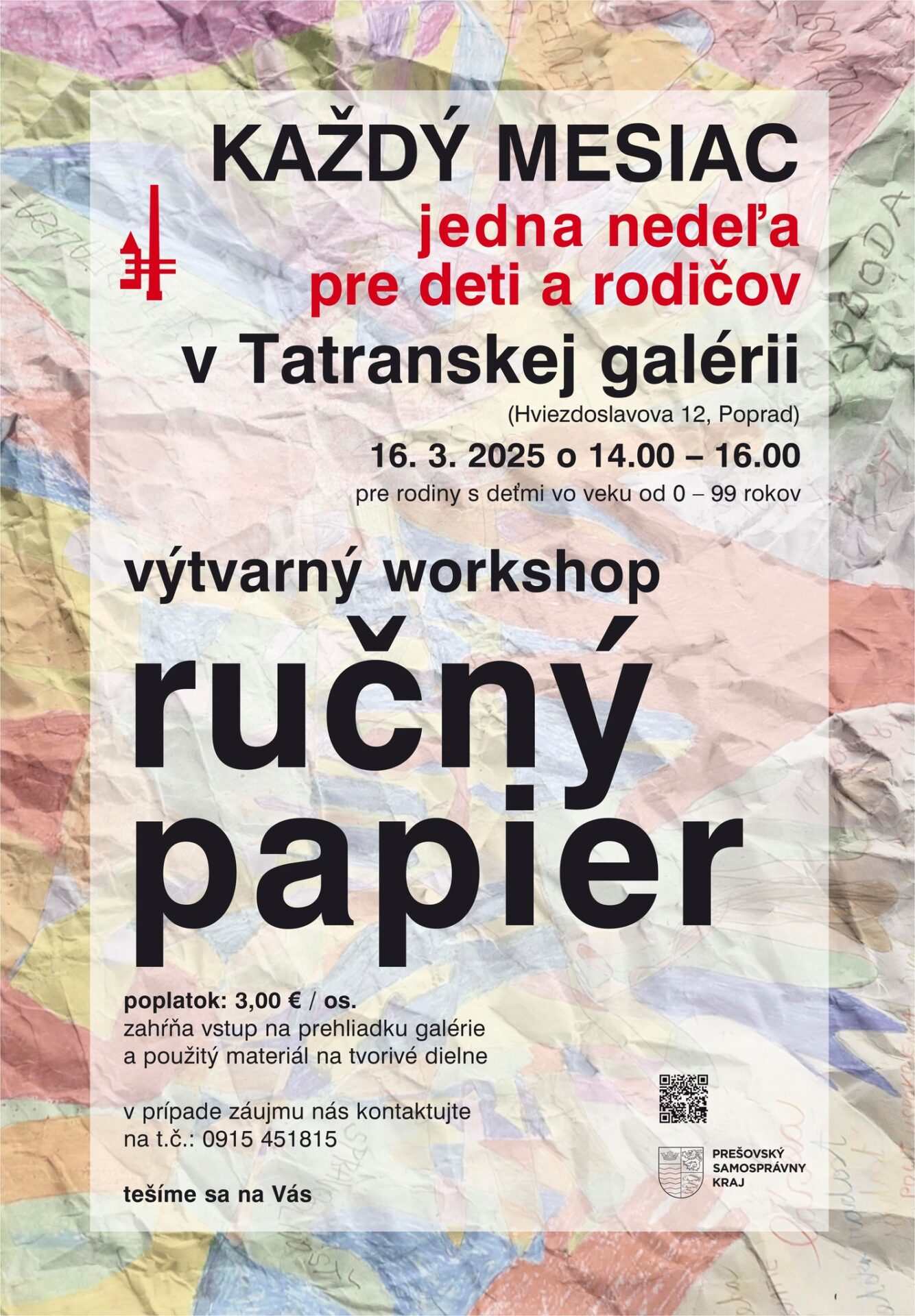 Výtvarný workshop – Ručný papier